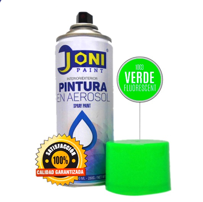 SPRAY FLUORESCENTE VERDE (F204) JONI CX12