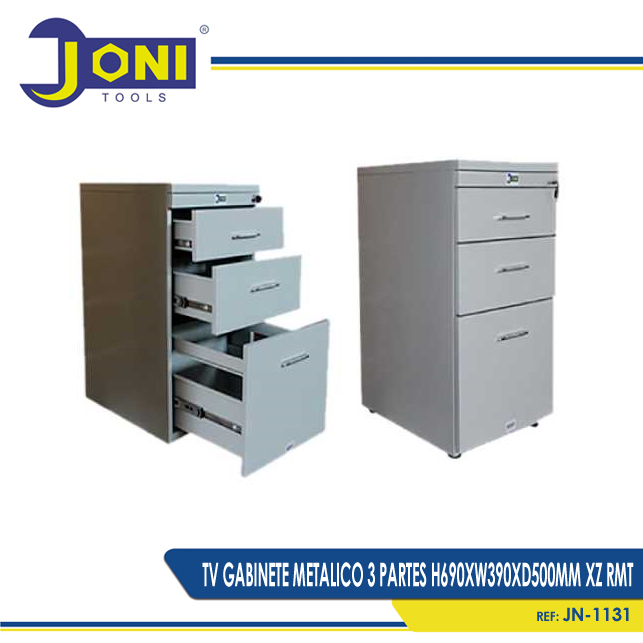 MUEBLE METALICO 3 PARTES H690XW390XD500MM