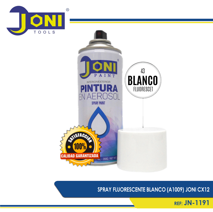 SPRAY FLUORESCENTE BLANCO (A1009) JONI CX12