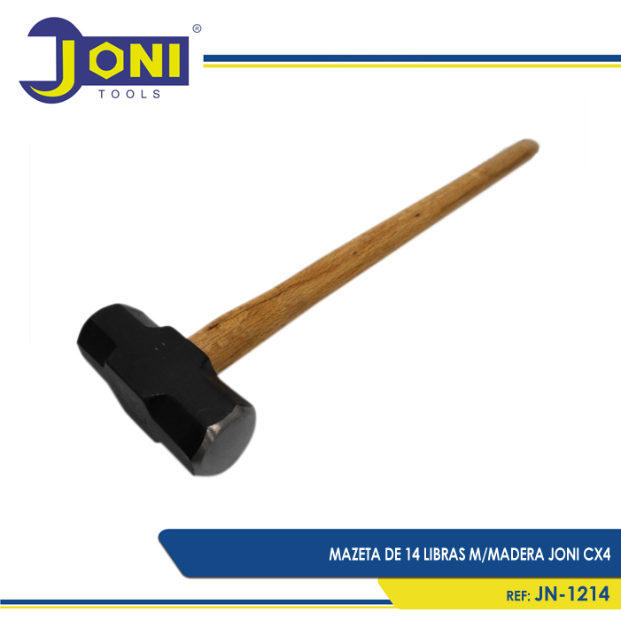 MAZETA DE 14 LIBRAS M MADERA JONI CX4