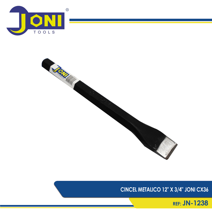 CINCEL METALICO 12PULG X 3 4PULG JONI CX36