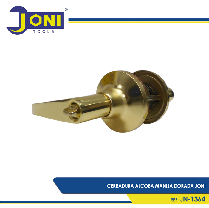 CERRADURA ALCOBA MANIJA DORADA JONI
