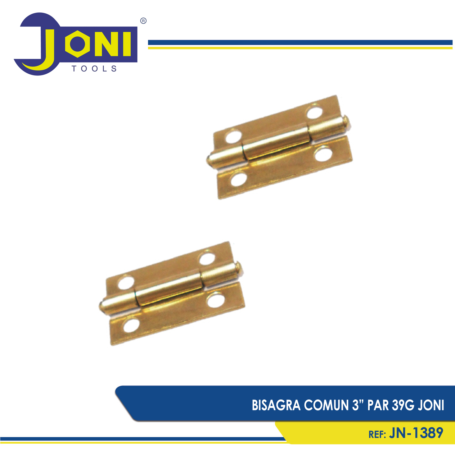 BISAGRA COMUN 3PULG PAR 39g JONI S-TORN