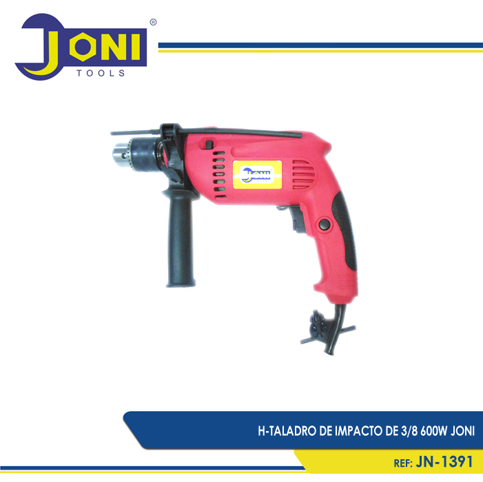 H TALADRO DE IMPACTO DE 3 8 600W JONI