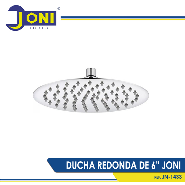 LV DUCHA REDONDA LUJO CASCADA 6PULG JONI