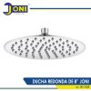 LV DUCHA REDONDA LUJO CASCADA 8PULG JONI