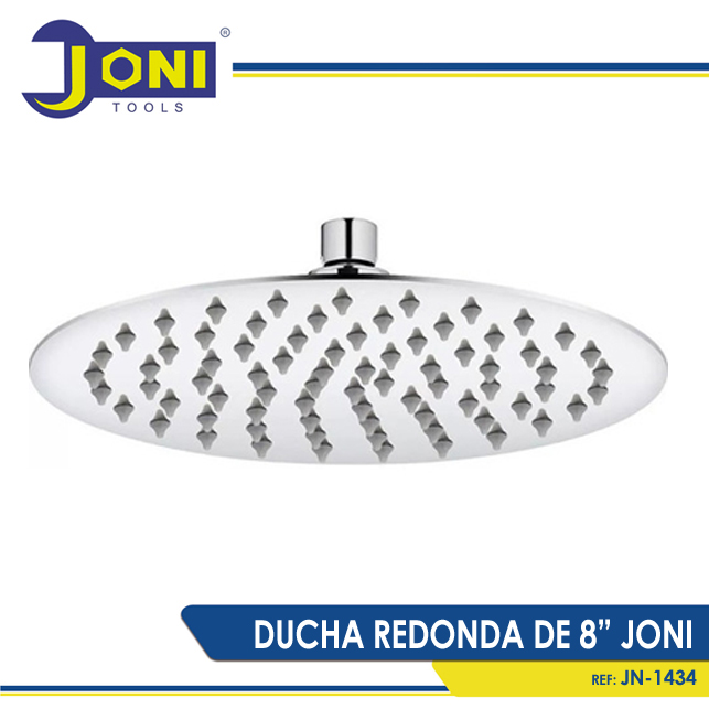 LV DUCHA REDONDA LUJO CASCADA 8PULG JONI