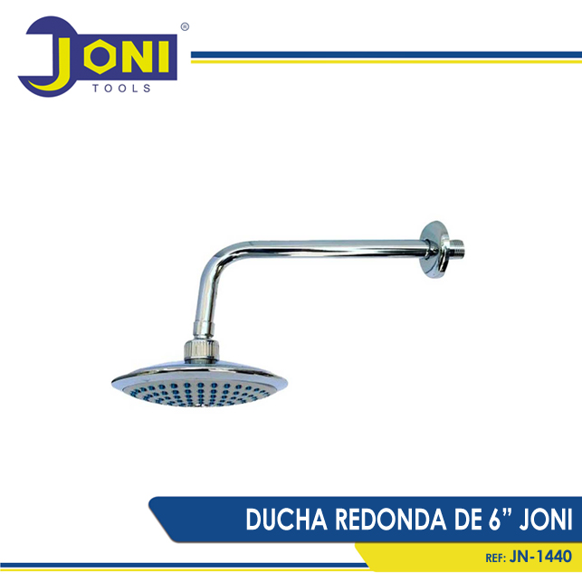 LV DUCHA DUCHA REDONDA DE 6PULG