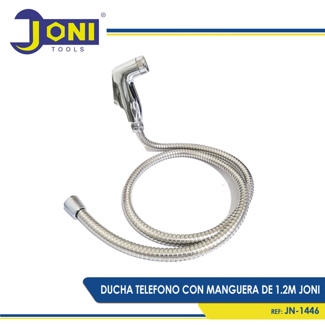 LV DUCHA TELEFONO CROMADA 1.2M JONI