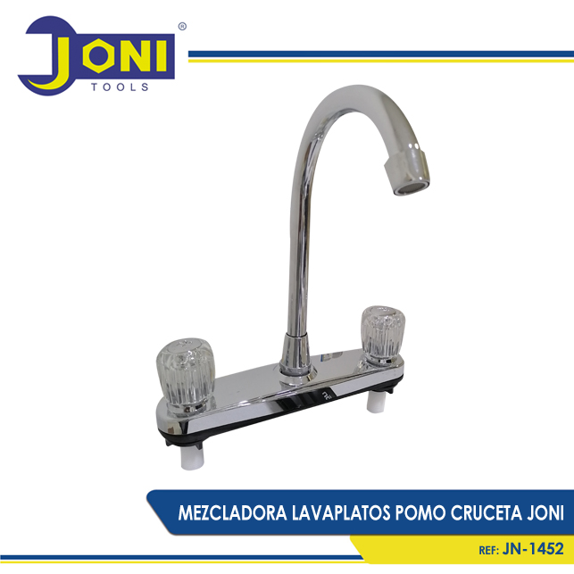 LV MEZCLADORA LAVAPLATOS POMO ACRILICO JONI