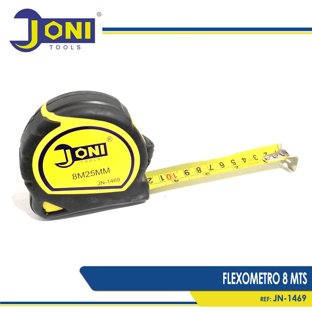 FLEXOMETRO ENCAUCHETADO 8MX25MM JONI