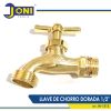 LV LLAVE DE CHORRO DORADA 1 2PULG