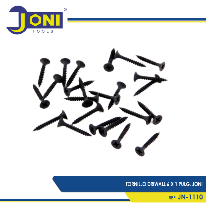 TORNILLO DRIWALL 6 X 1 PULG. JONI